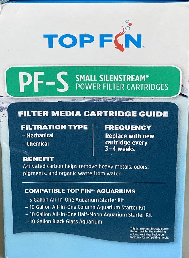 Top Fin عبوات إعادة تعبئة فلاتر Top Fin Silenstream PF-S الصغيرة (6 قطع) لمرشحات الطاقة PF10 (5.5 بوصة × 3.1 بوصة) - Image 4